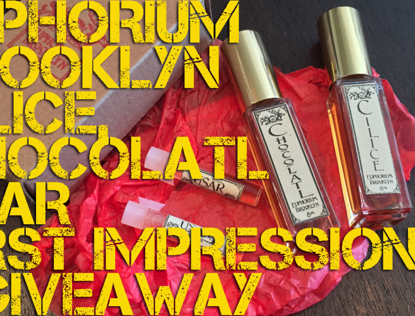 Euphorium Brooklyn, Cilice, Chocolatl, Usar Fragrance Review