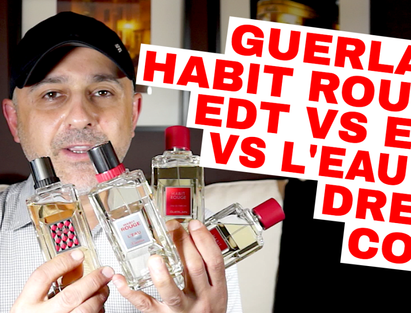 Guerlain Habit Rouge EDT vs EDP vs L'Eau vs Dress Code