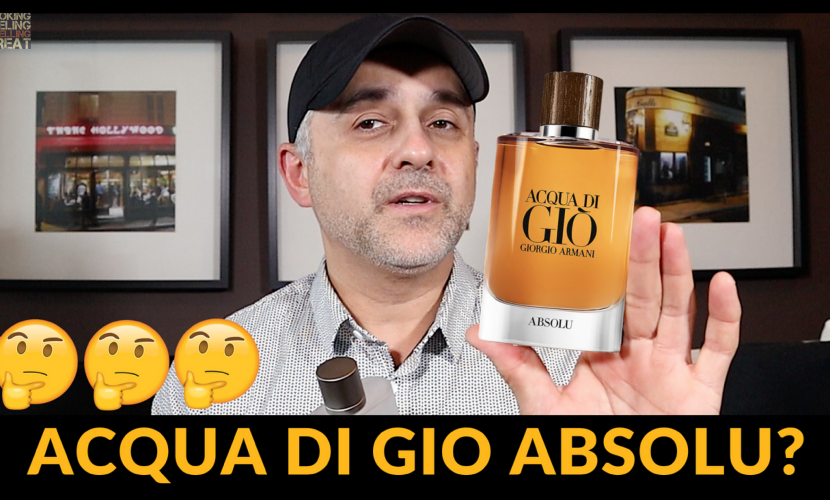 Armani Acqua Di Gio Absolu Fragrance Review | Acqua Di Gio Absolu by Armani Fragrance Review
