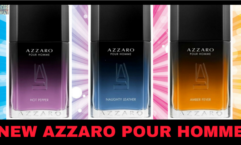 Azzaro Pour Homme Hot Pepper, Naughty Leather, Amber Fever