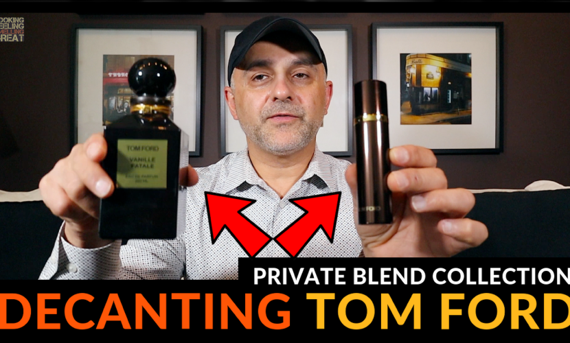 How To Decant Tom Ford Private Blend Fragrances Vanille Fatale Into Atomizer