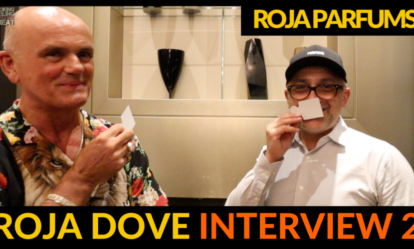 Interviewing Roja Dove of Roja Parfums In Milan, Italy
