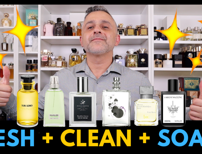 Top 20 Clean And Soapy Fragrances | Fresh, Clean, Soapy Fragrances