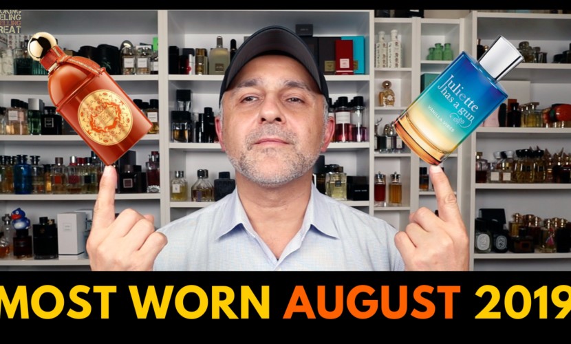 Most Worn Fragrances August 2019