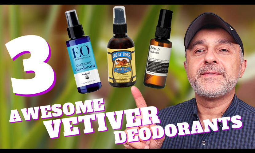 My 3 Favorite Vetiver Spray Deodorants | EO Essential Oils, Lucky Tiger, Aesop | Vetiver Forever T-Shirt