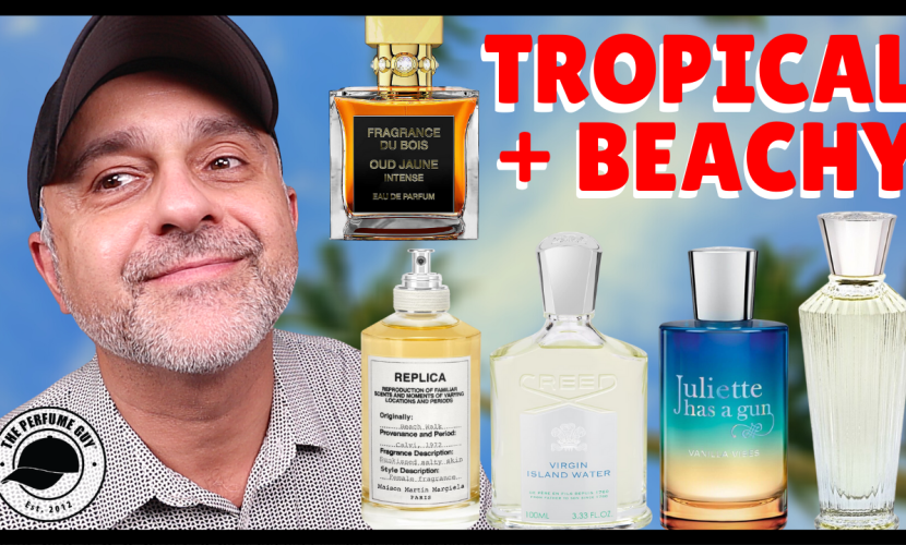 13 AWESOME BEACHY AND TROPICAL FRAGRANCES | MY FAVORITE TROPICAL AND BEACHY PERFUMES