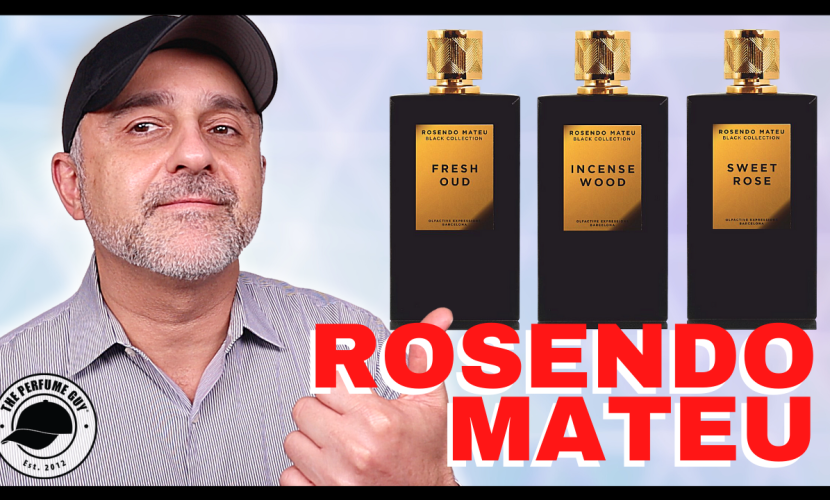 Rosendo Mateu Black Collection Preview | Fresh Oud, Incense Wood, Sweet Rose Fragrances